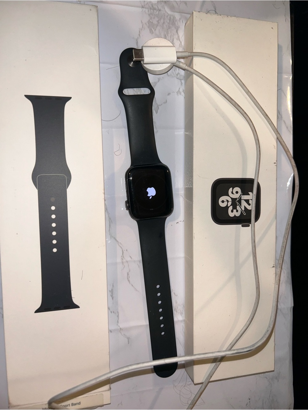Apple Black Sport Band Smartwatch